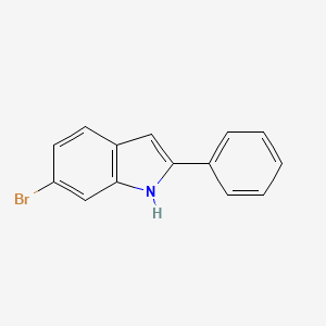 molecular formula C14H10BrN B1313100 6-bromo-2-phenyl-1H-indole CAS No. 77185-71-8