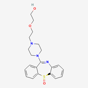 molecular formula C21H25N3O3S B1313104 Quetiapine S-oxide CAS No. 329216-63-9
