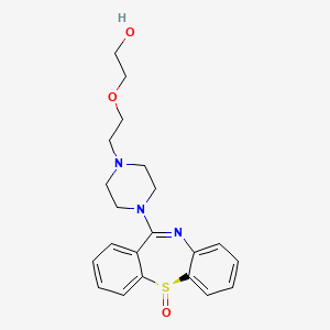 molecular formula C21H25N3O3S B1313104 Quetiapine Sulfoxide CAS No. 329216-63-9