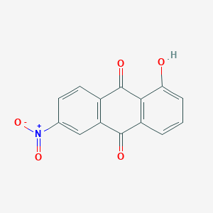 molecular formula C14H7NO5 B13131051 1-Hydroxy-6-nitroanthracene-9,10-dione 