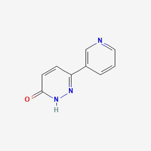 molecular formula C9H7N3O B1313106 6-pyridin-3-yl-2H-pyridazin-3-one CAS No. 78784-65-3