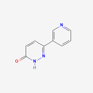 molecular formula C9H7N3O B1313106 6-(pyridin-3-yl)pyridazin-3(2H)-one CAS No. 78784-65-3