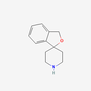 molecular formula C12H15NO B1313108 3H-spiro[2-benzofuran-1,4'-piperidine] CAS No. 38309-60-3