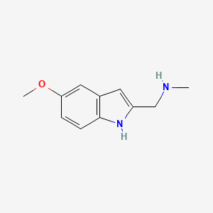 [(5-Methoxy-1H-indol-2-yl)methyl]methylamine