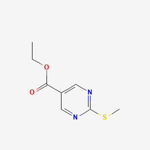 molecular formula C8H10N2O2S B1313110 Ethyl 2-(methylthio)pyrimidine-5-carboxylate CAS No. 73781-88-1