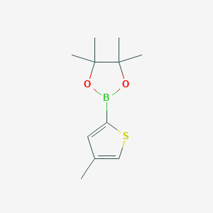 molecular formula C11H17BO2S B1313112 4,4,5,5-Tetramethyl-2-(4-methylthiophen-2-yl)-1,3,2-dioxaborolane CAS No. 635305-48-5
