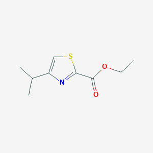 molecular formula C9H13NO2S B131312 Ethyl 4-isopropylthiazole-2-carboxylate CAS No. 156589-82-1