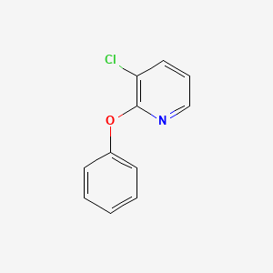 molecular formula C11H8ClNO B13131416 3-Chloro-2-phenoxypyridine 