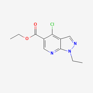 ethyl 4-chloro-1-ethyl-1H-pyrazolo[3,4-b]pyridine-5-carboxylate