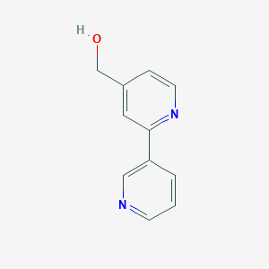 molecular formula C11H10N2O B13131478 [2,3'-Bipyridin]-4-ylmethanol 