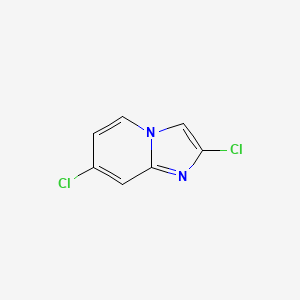 molecular formula C7H4Cl2N2 B1313151 2,7-二氯代咪唑并[1,2-a]吡啶 CAS No. 190074-50-1