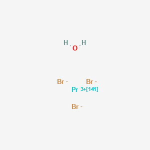molecular formula Br3H2OPr B13131538 Praseodymium(III)bromidexhydrate 