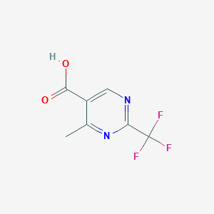 molecular formula C7H5F3N2O2 B1313154 4-methyl-2-(trifluoromethyl)pyrimidine-5-carboxylic Acid CAS No. 306960-74-7