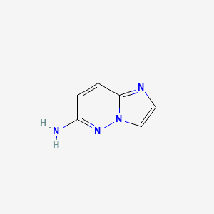molecular formula C6H6N4 B1313169 Imidazo[1,2-b]pyridazin-6-amine CAS No. 6653-96-9
