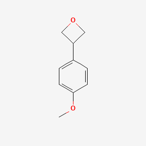 molecular formula C10H12O2 B13131729 3-(4-Methoxyphenyl)oxetane 