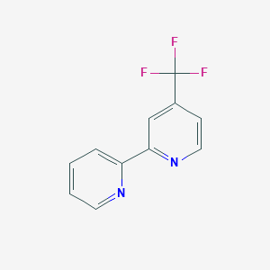 molecular formula C11H7F3N2 B13131834 4-Trifluoromethyl-2,2'-bipyridine 