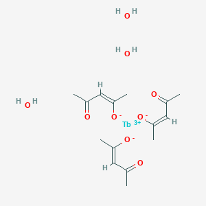molecular formula C15H27O9Tb B13131868 Terbium(III)acetylacetonatetrihydrate 