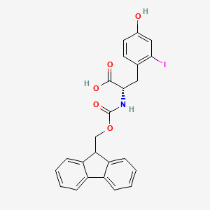 molecular formula C24H20INO5 B13131930 Fmoc-L-2-Iodotyrosine 
