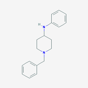 molecular formula C18H22N2 B131320 1-Benzyl-N-phenylpiperidin-4-amine CAS No. 1155-56-2