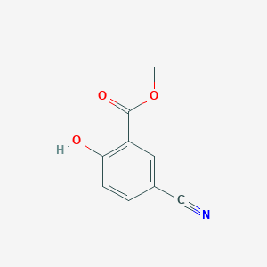 molecular formula C9H7NO3 B1313201 Methyl 5-cyano-2-hydroxybenzoate CAS No. 84437-12-7