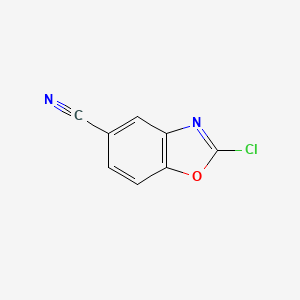 molecular formula C8H3ClN2O B1313207 2-氯-1,3-苯并噁唑-5-碳腈 CAS No. 114997-92-1