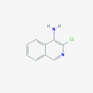 molecular formula C9H7ClN2 B1313208 3-氯-4-异喹啉胺 CAS No. 342899-38-1