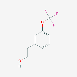 molecular formula C9H9F3O2 B1313210 2-(3-(Trifluoromethoxy)phenyl)ethanol CAS No. 642444-30-2