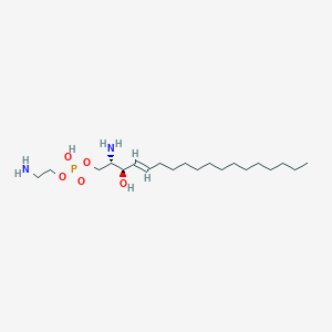 molecular formula C20H43N2O5P B13132103 Sphingosyl PE (d18:1) 