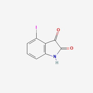 molecular formula C8H4INO2 B1313217 4-碘吲哚-2,3-二酮 CAS No. 20780-75-0