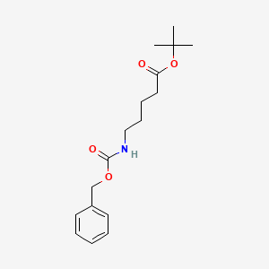 molecular formula C17H25NO4 B1313219 Tert-butyl 5-{[(benzyloxy)carbonyl]amino}pentanoate CAS No. 63983-88-0