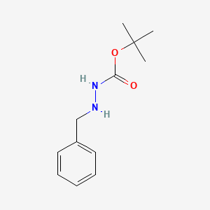 molecular formula C12H18N2O2 B1313230 Tert-butyl 2-benzylhydrazinecarboxylate CAS No. 53370-84-6