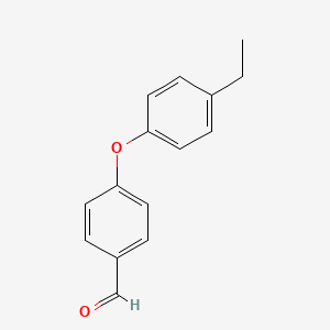 molecular formula C15H14O2 B1313253 4-(4-Ethylphenoxy)benzaldehyde CAS No. 61343-85-9