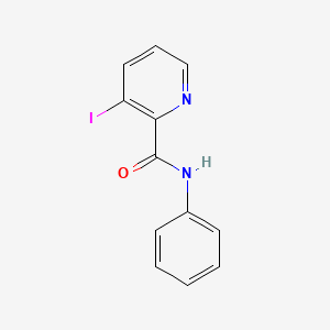 molecular formula C12H9IN2O B1313264 3-Iodo-N-phenyl-2-pyridinecarboxamide CAS No. 57841-90-4