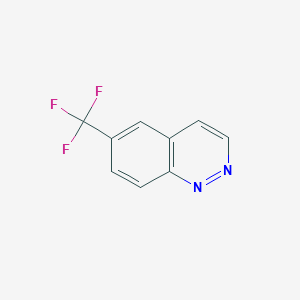 molecular formula C9H5F3N2 B13132706 6-(Trifluoromethyl)cinnoline 