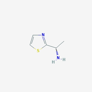 molecular formula C5H8N2S B1313272 (S)-1-(Thiazol-2-YL)ethanamine CAS No. 623143-42-0