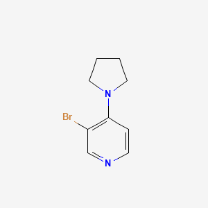 molecular formula C9H11BrN2 B1313280 3-溴-4-(吡咯烷-1-基)吡啶 CAS No. 257937-23-8