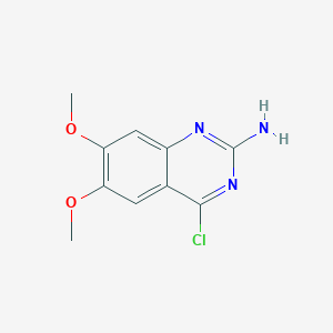 molecular formula C10H10ClN3O2 B1313281 4-氯-6,7-二甲氧基喹唑啉-2-胺 CAS No. 221698-39-1