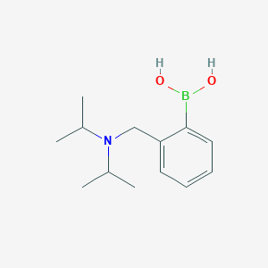 molecular formula C13H22BNO2 B1313301 (2-((Diisopropylamino)methyl)phenyl)boronic acid CAS No. 95753-26-7
