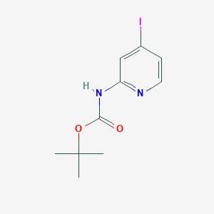 molecular formula C10H13IN2O2 B1313305 (4-碘吡啶-2-基)-碳酸叔丁酯 CAS No. 405939-28-8