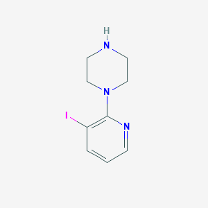 molecular formula C9H12IN3 B1313320 1-(3-碘吡啶-2-基)哌嗪 CAS No. 85386-98-7