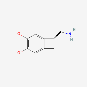 molecular formula C11H15NO2 B1313322 (S)-(3,4-Dimethoxybicyclo[4.2.0]octa-1,3,5-trien-7-yl)methanamine CAS No. 869856-07-5