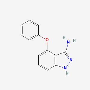 molecular formula C13H11N3O B1313324 4-phenoxy-1H-indazol-3-amine CAS No. 816454-31-6