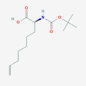 molecular formula C14H25NO4 B1313327 (S)-2-(Tert-butoxycarbonylamino)non-8-enoic acid CAS No. 300831-21-4