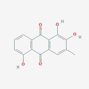 molecular formula C15H10O5 B13133419 1,2,5-Trihydroxy-3-methylanthracene-9,10-dione CAS No. 60445-01-4