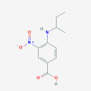 molecular formula C11H14N2O4 B1313347 4-(Sec-butylamino)-3-nitrobenzoic acid CAS No. 440347-89-7