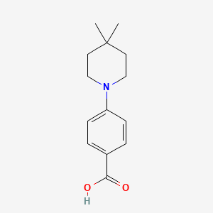 molecular formula C14H19NO2 B1313352 4-(4,4-Dimethylpiperidin-1-YL)benzoic acid CAS No. 406233-26-9