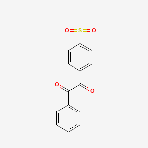 molecular formula C15H12O4S B1313355 1-(4-(Methylsulfonyl)phenyl)-2-phenylethane-1,2-dione CAS No. 54945-18-5