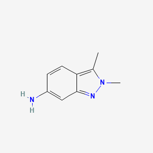 B1313358 2,3-Dimethyl-2H-indazol-6-amine CAS No. 444731-72-0
