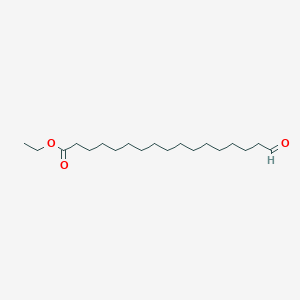 molecular formula C19H36O3 B13133600 Ethyl17-oxoheptadecanoate 