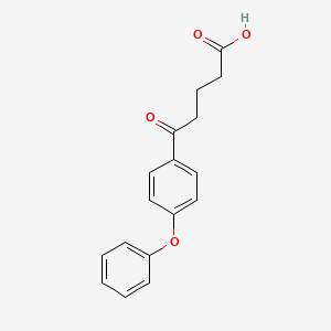 molecular formula C17H16O4 B1313361 5-氧代-5-(4-苯氧基苯基)戊酸 CAS No. 871127-74-1
